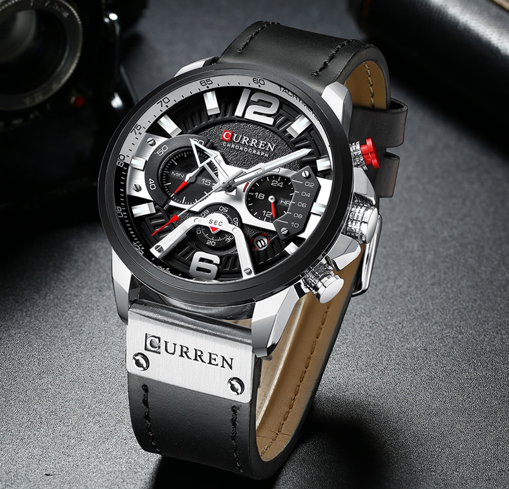 CURREN Chronograph Sport Mens Wristwatch