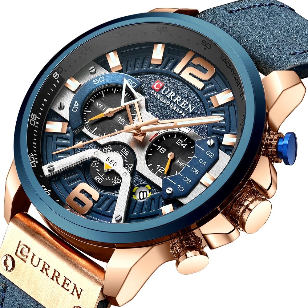 CURREN Chronograph Sport Mens Wristwatch