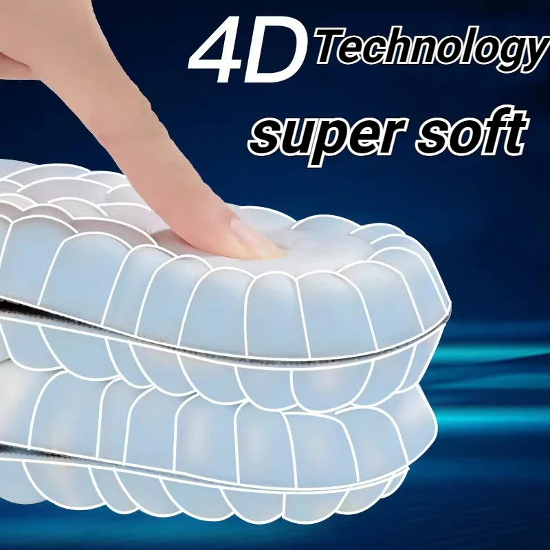 4D Massage Insoles Super Soft - Sole Arch Support Orthopedic Inserts