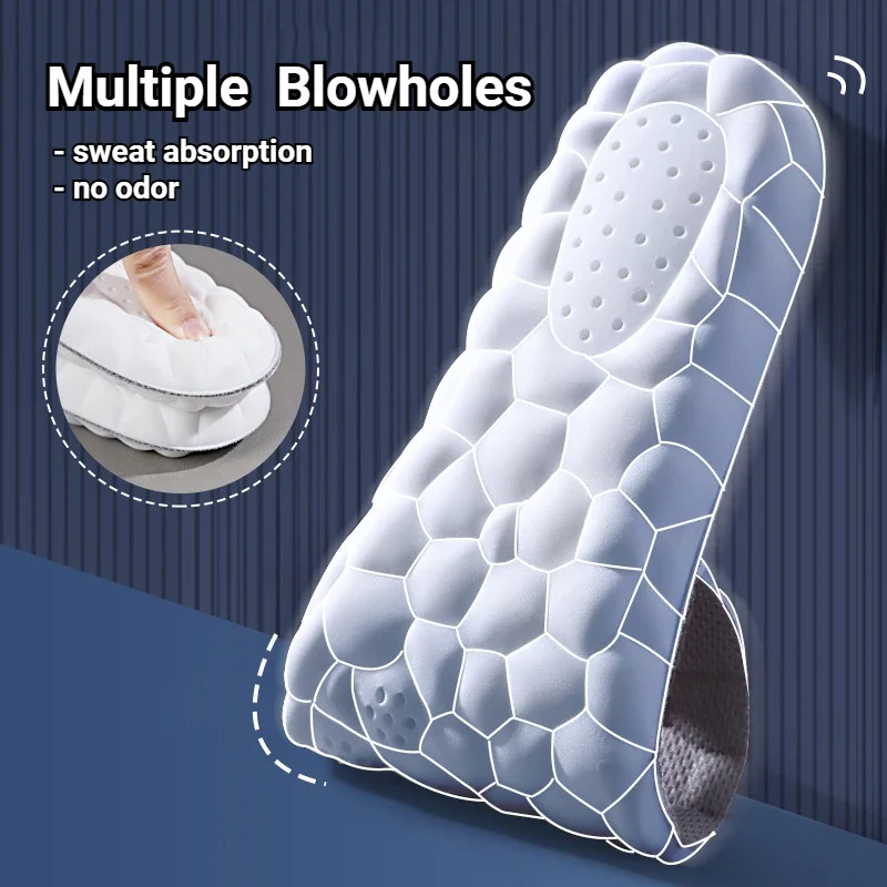 4D Massage Insoles Super Soft - Sole Arch Support Orthopedic Inserts