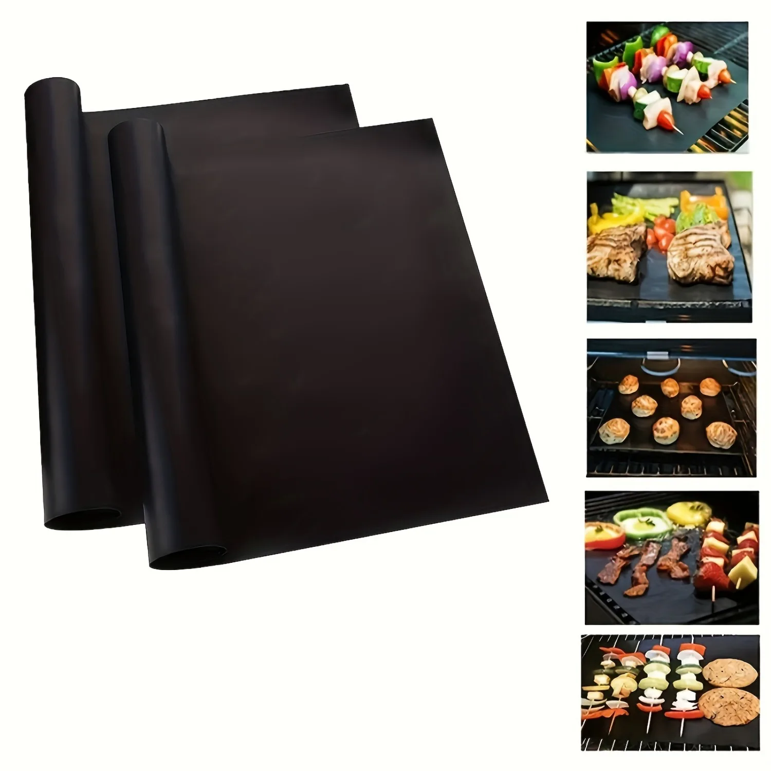 2pc Non Stick Oven Liners For Ovens and Stove Tops, Barbeque,Air Fryer,Baking