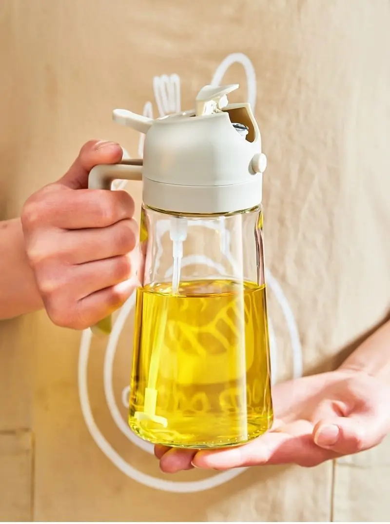 2 in 1 200/300/500ml Spray Bottle for Cooking / Oil, Vinegar Soy Sauce - Containers Washer